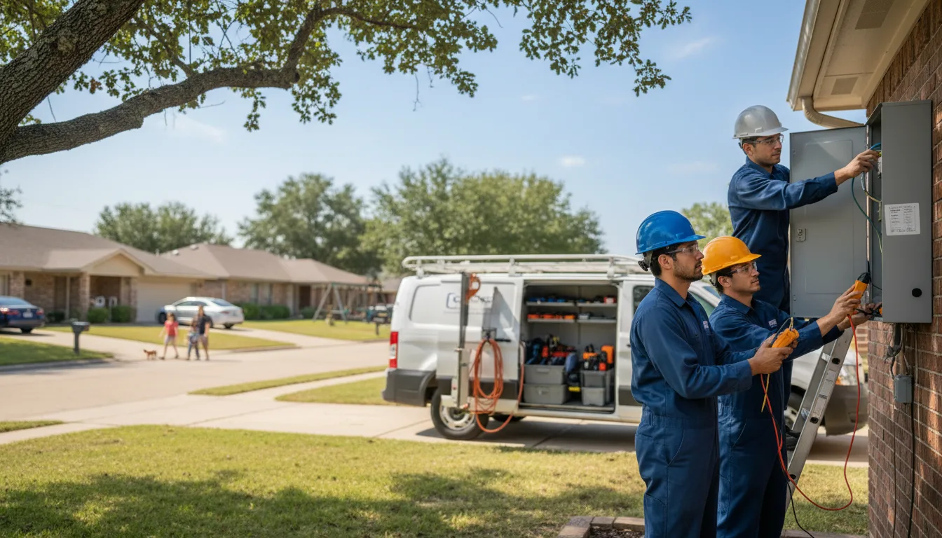 Certified electrician providing emergency electrical services in Fairbury, IL